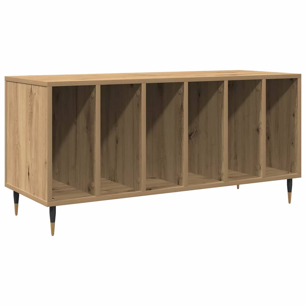 Ντουλάπι δίσκων βινυλίου με ράφι artisan δρυς 100 x 38 x 48 εκ. - Pakobazaar