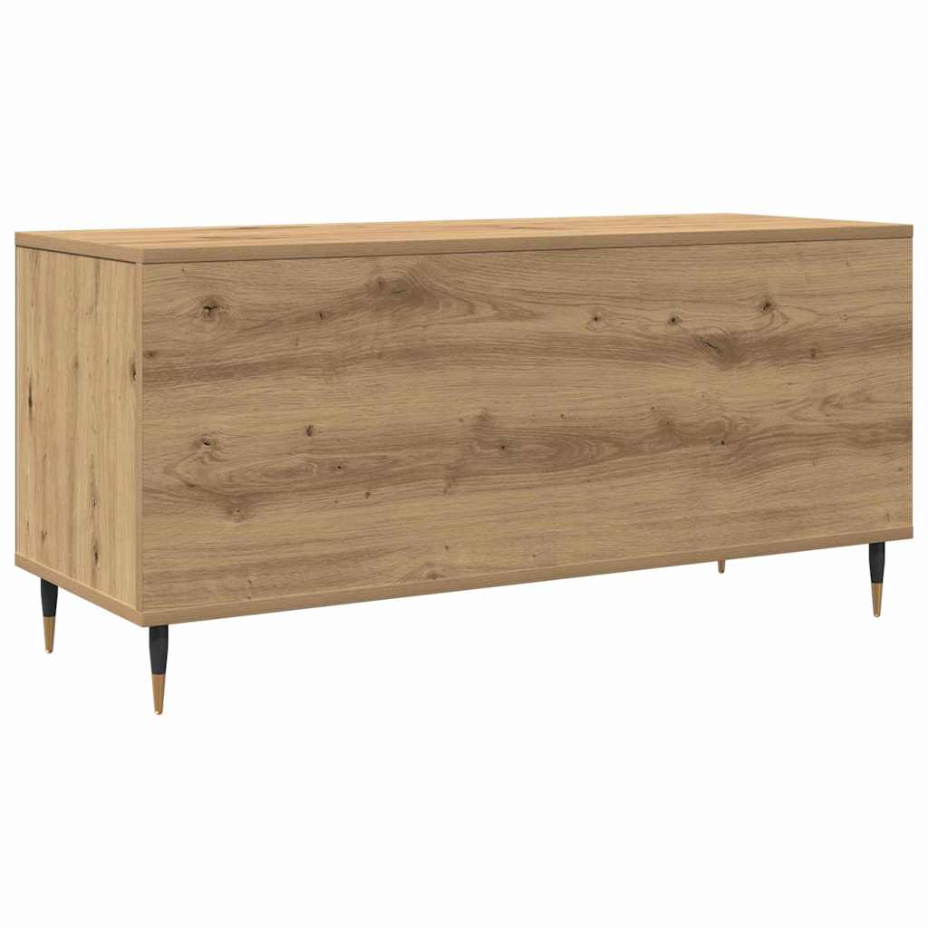 Ντουλάπι δίσκων βινυλίου με ράφι artisan δρυς 100 x 38 x 48 εκ. - Pakobazaar