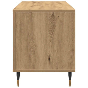 Ντουλάπι δίσκων βινυλίου με ράφι artisan δρυς 100 x 38 x 48 εκ. - Pakobazaar