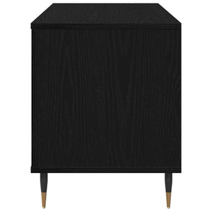 Ντουλάπι δίσκων βινυλίου Μαύρη Οξυά 100 x 38 x 48 εκ.