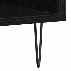 Ντουλάπι δίσκων βινυλίου Μαύρη Οξυά 100 x 38 x 48 εκ.