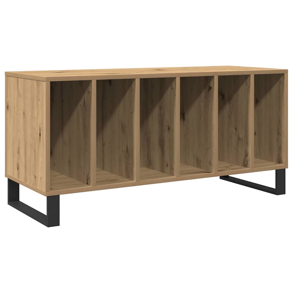 Ντουλάπι δίσκων βινυλίου με ράφι artisan δρυς 100 x 38 x 48 εκ.