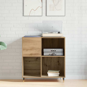 Ντουλάπι δίσκων βινυλίου artisan δρυς 85 x 38 x 89 εκ.