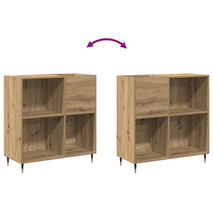 Ντουλάπι δίσκων βινυλίου artisan δρυς 85 x 38 x 89 εκ.