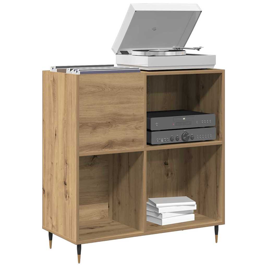 Ντουλάπι δίσκων βινυλίου artisan δρυς 85 x 38 x 89 εκ.