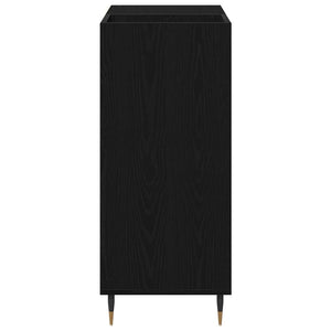 Ντουλάπι δίσκων βινυλίου Μαύρη Οξυά 85 x 38 x 89 εκ.