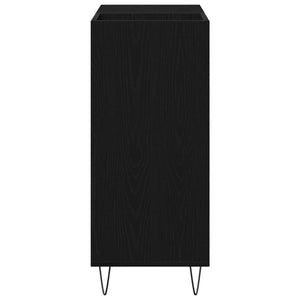 Ντουλάπι δίσκων βινυλίου Μαύρη Οξυά 85 x 38 x 89 εκ.