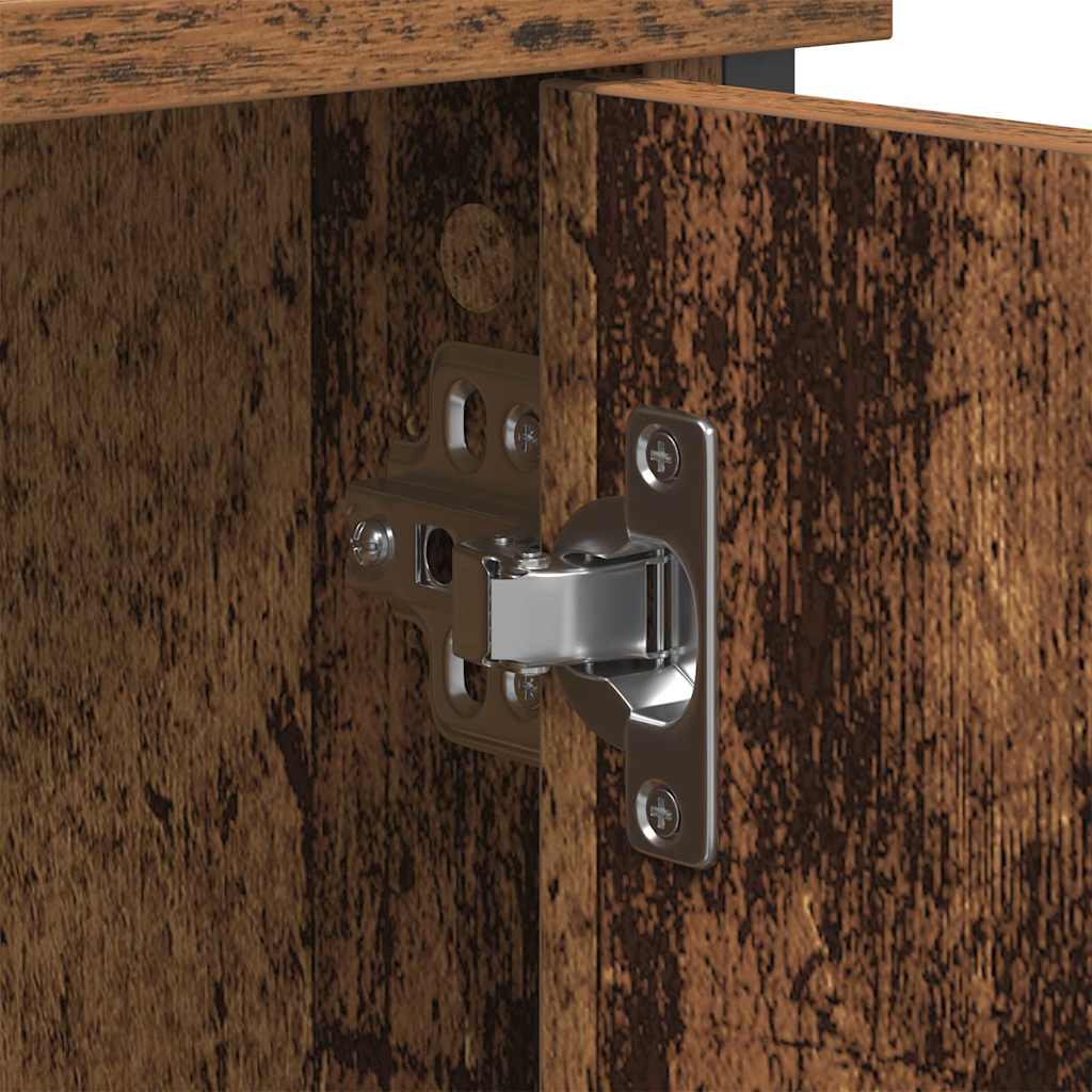 Σετ επίπλου τηλεόρασης Επιτοίχιο Παλιό Ξύλο 101 x 35 x 65 εκ - Pakobazaar