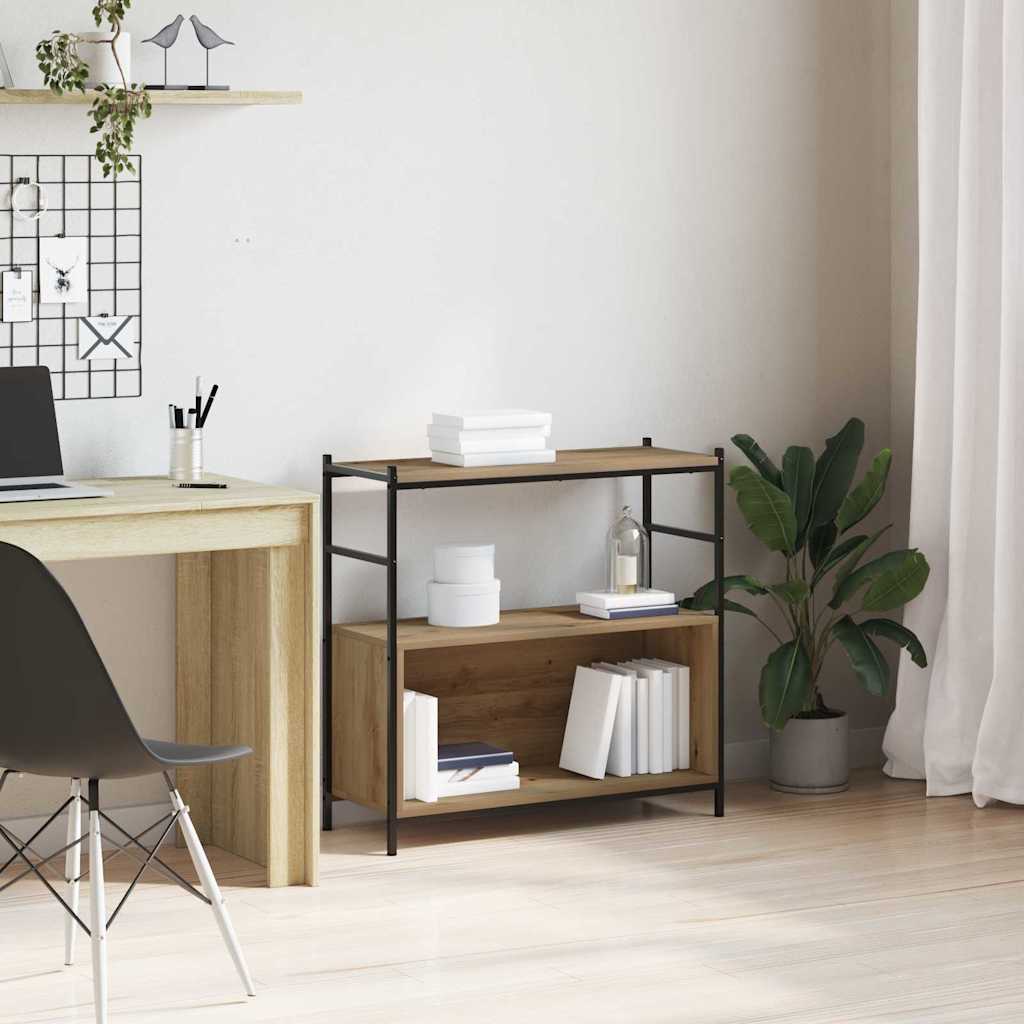 Ράφι Βιβλίων artisan δρυς 80 x 30 x 78.5 εκ Επεξεργασμένο ξύλο - Pakobazaar