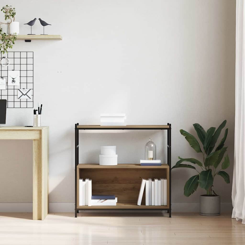 Ράφι Βιβλίων artisan δρυς 80 x 30 x 78.5 εκ Επεξεργασμένο ξύλο - Pakobazaar