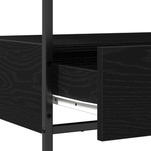 Τραπέζι κονσόλας Μαύρη Οξυά 75 x 40 x 75 cm Επεξεργασμένο ξύλο - Pakobazaar