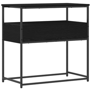 Τραπέζι κονσόλας Μαύρη Οξυά 75 x 40 x 75 cm Επεξεργασμένο ξύλο - Pakobazaar