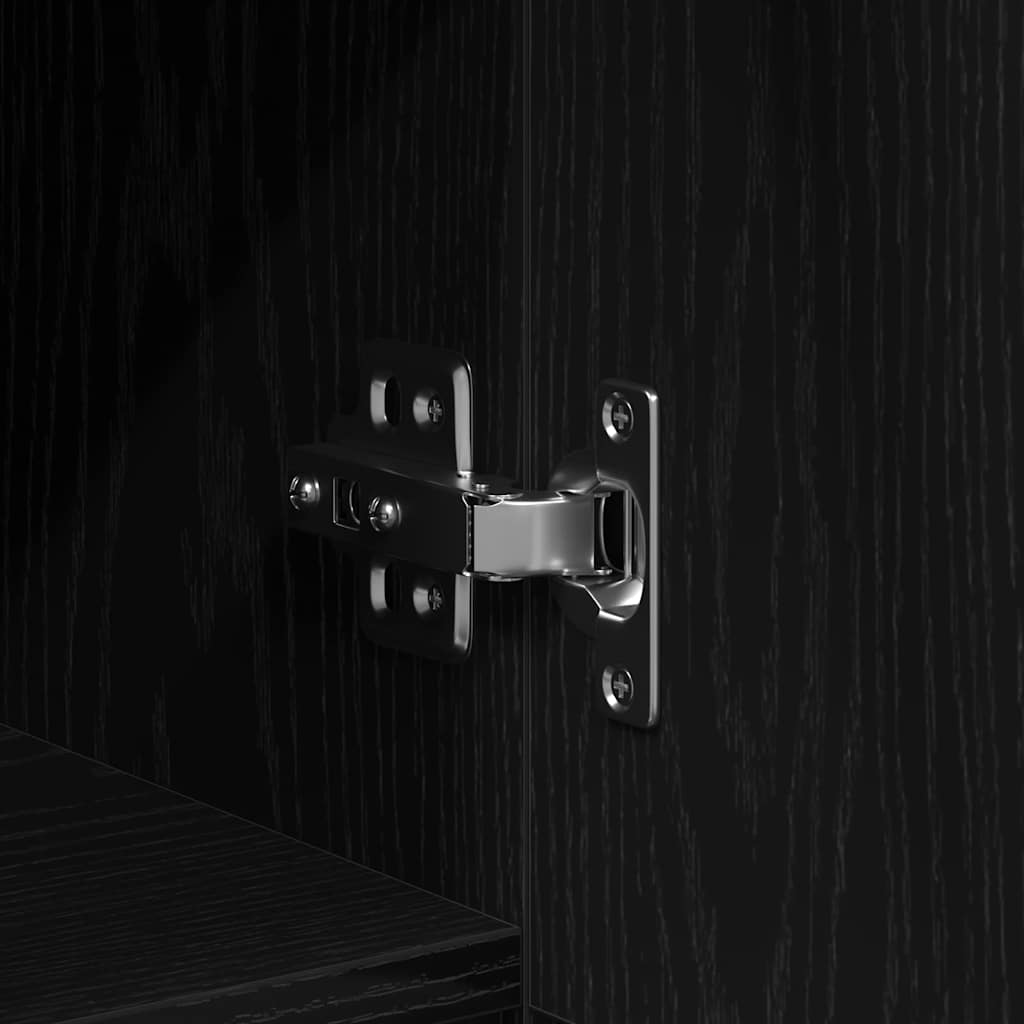 Πλαϊνό γραφείο Μαύρη Οξυά 100 x 36 x 60 εκ. Επεξεργασμένο ξύλο - Pakobazaar