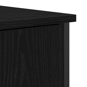 Πλαϊνό γραφείο Μαύρη Οξυά 70 x 30 x 80 εκ. Επεξεργασμένο Ξύλο