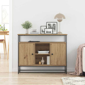 Πλαϊνό γραφείο Artisan Oak 100 x 35 x 80 εκ. Επεξεργασμένο Ξύλο