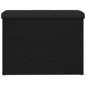 Παγκάκι με αποθήκευση Μαύρη δρυς 62 x 42 x 45 εκ.