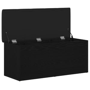 Παγκάκι με αποθήκευση Μαύρη δρυς 102 x 42 x 45 εκ. - Pakobazaar