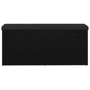 Παγκάκι με αποθήκευση Μαύρη δρυς 102 x 42 x 45 εκ. - Pakobazaar