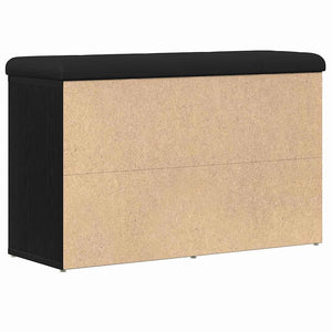 Πάγκος για παπούτσια Μαύρο 82 x 32 x 50 cm Επεξεργασμένο Ξύλο