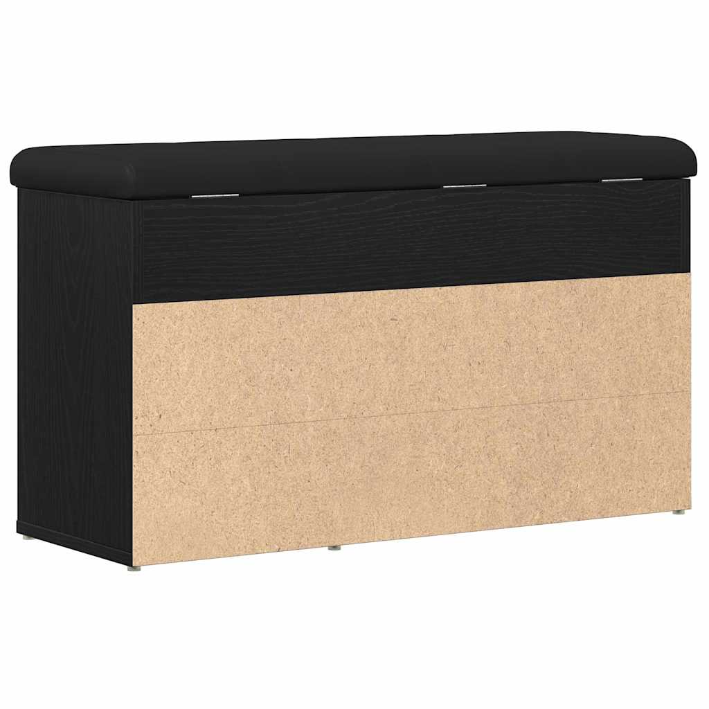 Πάγκος για παπούτσια Μαύρο 80 x 30 x 45 cm Επεξεργασμένο ξύλο - Pakobazaar