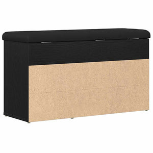Πάγκος για παπούτσια Μαύρο 80 x 30 x 45 cm Επεξεργασμένο ξύλο - Pakobazaar