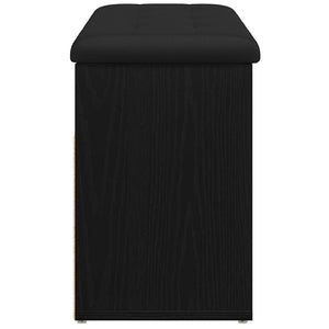 Πάγκος για παπούτσια Μαύρο 80 x 30 x 45 cm Επεξεργασμένο ξύλο - Pakobazaar