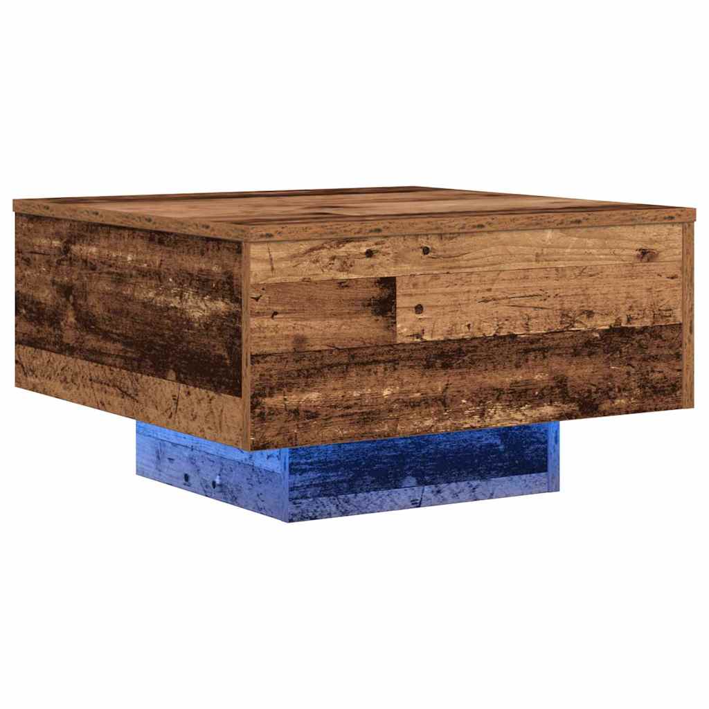 Τραπεζάκι σαλονιού Παλιό ξύλο 55 x 55 x 31 εκ - Pakobazaar