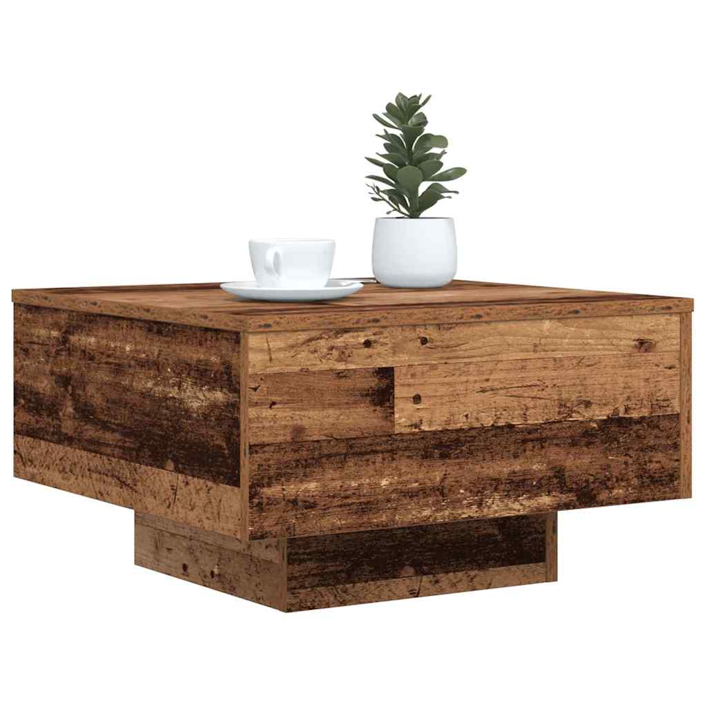 Τραπεζάκι σαλονιού Παλιό ξύλο 55 x 55 x 31 εκ - Pakobazaar