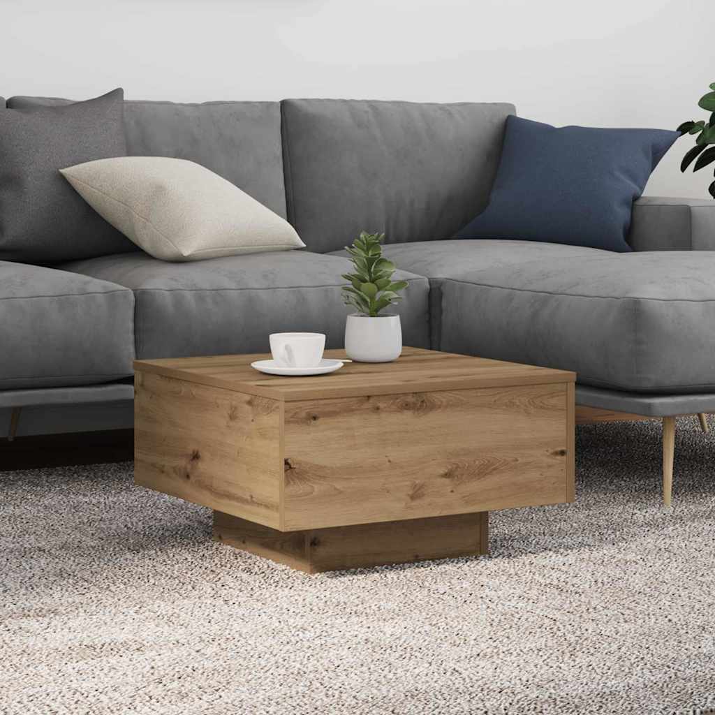 Τραπεζάκι σαλονιού Artisan Oak 55 x 55 x 31 εκ - Pakobazaar