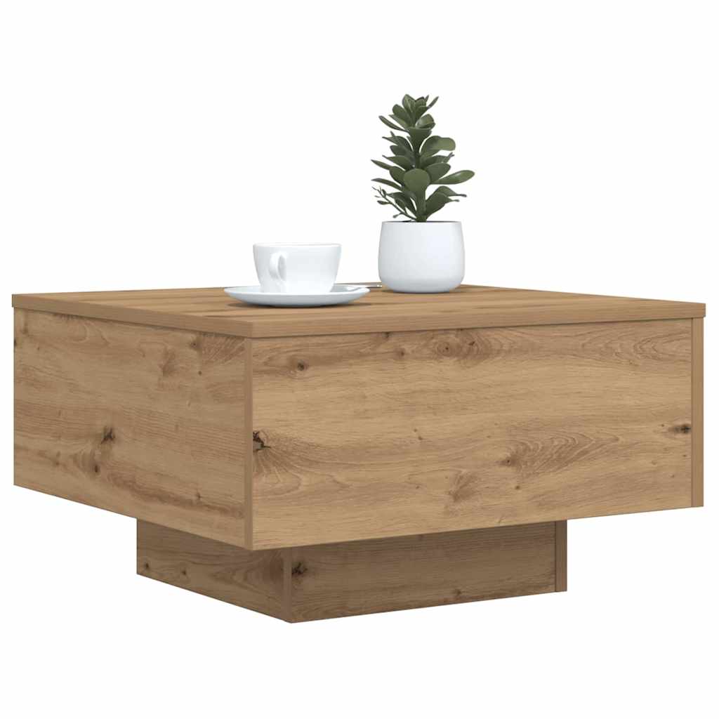 Τραπεζάκι σαλονιού Artisan Oak 55 x 55 x 31 εκ - Pakobazaar