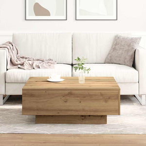 Τραπεζάκι σαλονιού Artisan Oak 80 x 80 x 31 cm - Pakobazaar