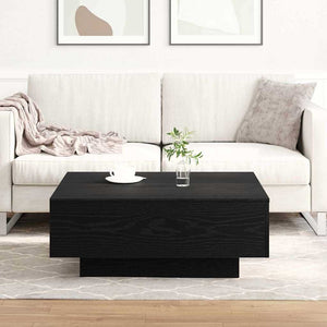 Τραπεζάκι σαλονιού Μαύρη Οξυά 80 x 80 x 31 cm - Pakobazaar