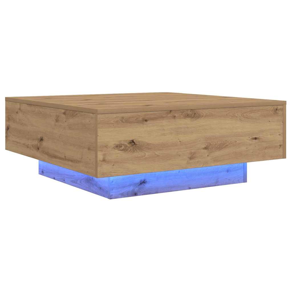 Τραπεζάκι σαλονιού Artisan Oak 80 x 80 x 31 cm - Pakobazaar