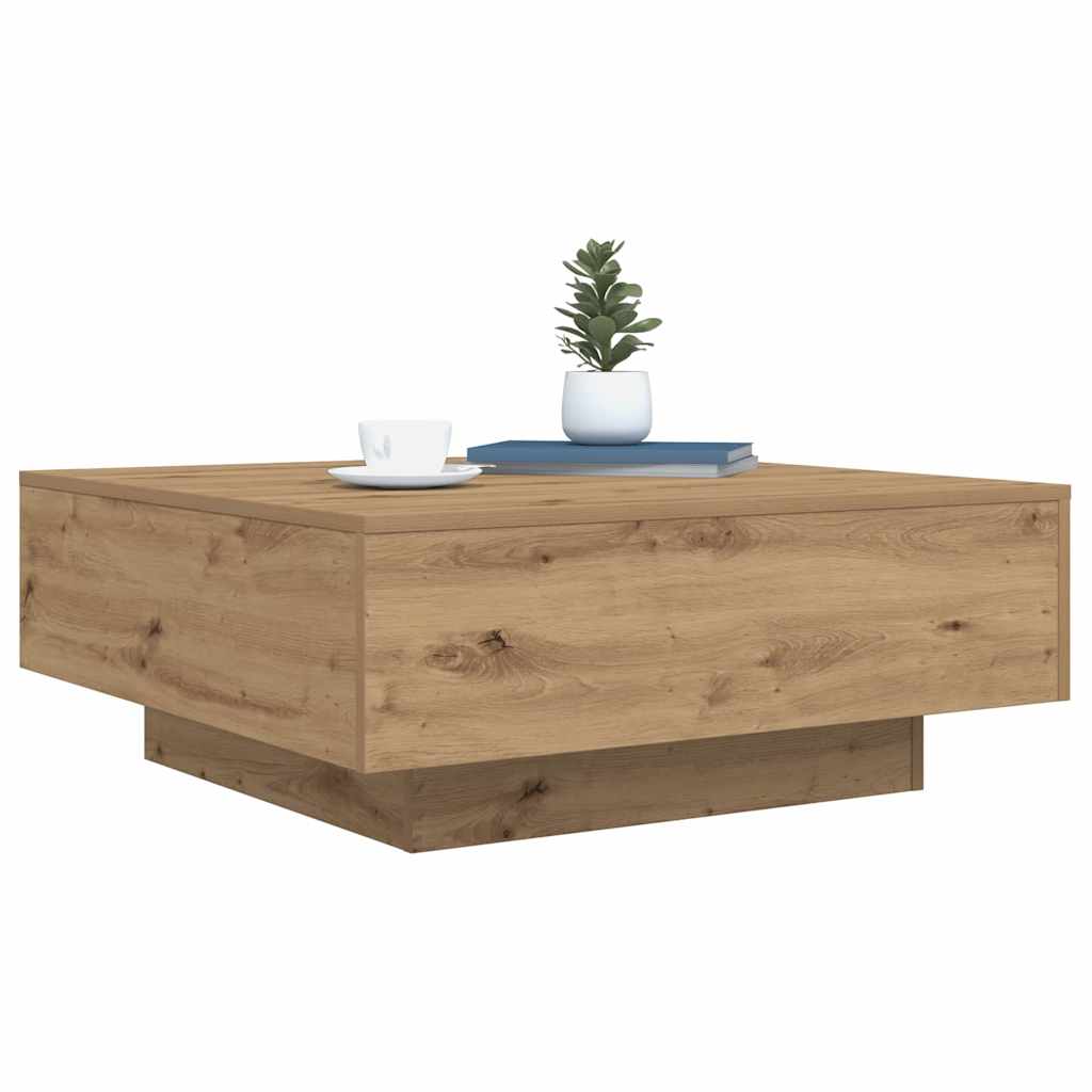 Τραπεζάκι σαλονιού Artisan Oak 80 x 80 x 31 cm - Pakobazaar