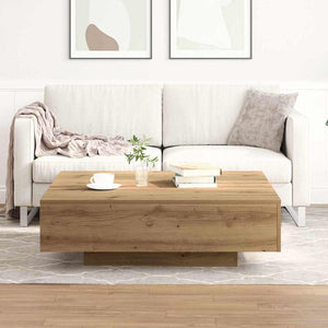 Τραπεζάκι σαλονιού Artisan Oak 100 x 100 x 31 cm - Pakobazaar