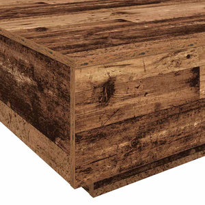 Τραπεζάκι σαλονιού Παλιό ξύλο 100 x 100 x 31 cm - Pakobazaar