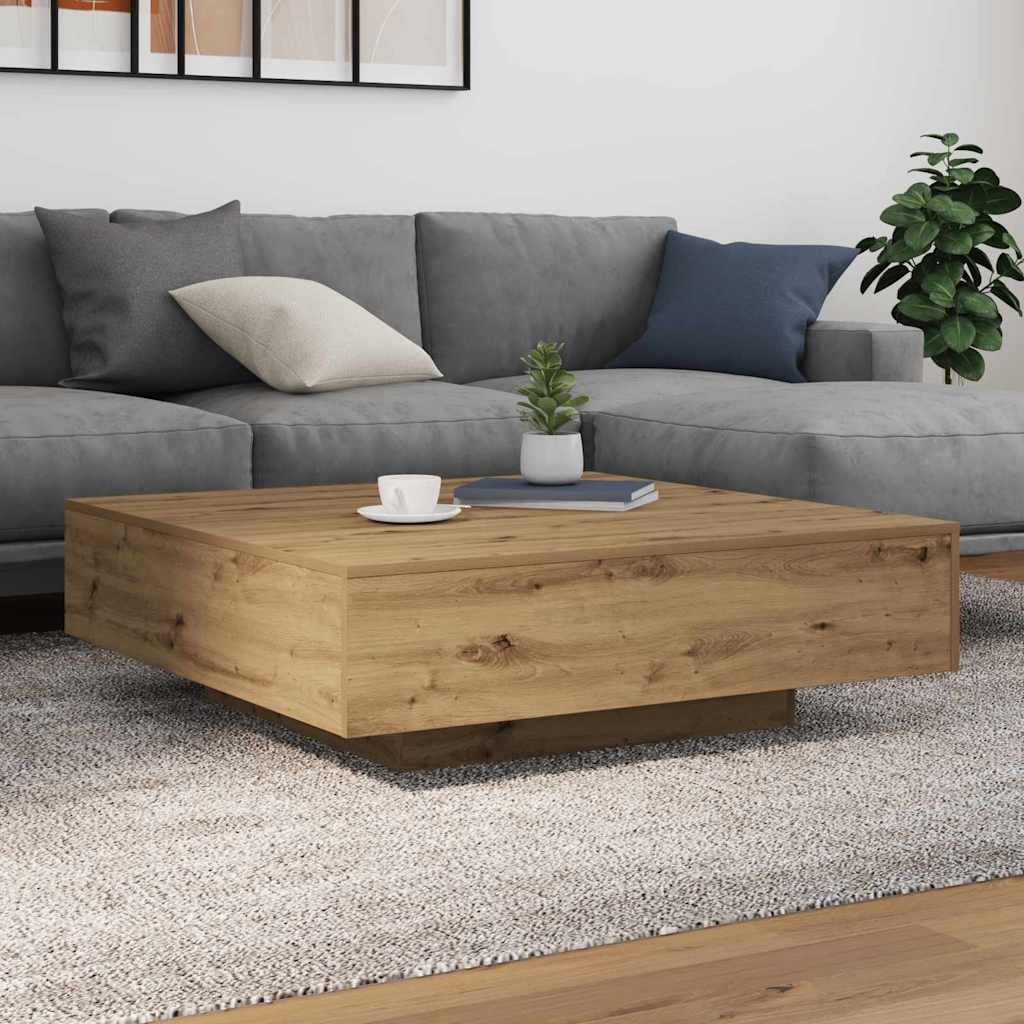 Τραπεζάκι σαλονιού Artisan Oak 100 x 100 x 31 cm - Pakobazaar