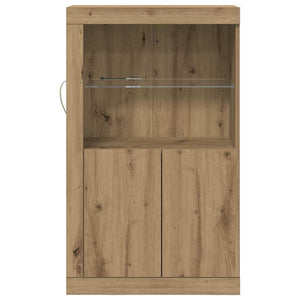 Πλευρικό Τραπέζι LED Artisan Oak 60,5 x 37 x 100 εκ - Pakobazaar