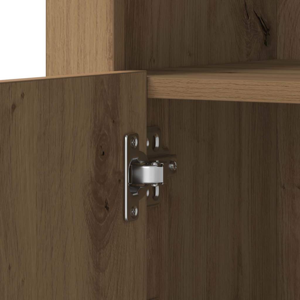 Πλευρικό Τραπέζι LED 2 pcs Artisan Oak 41 x 37 x 67 εκ - Pakobazaar