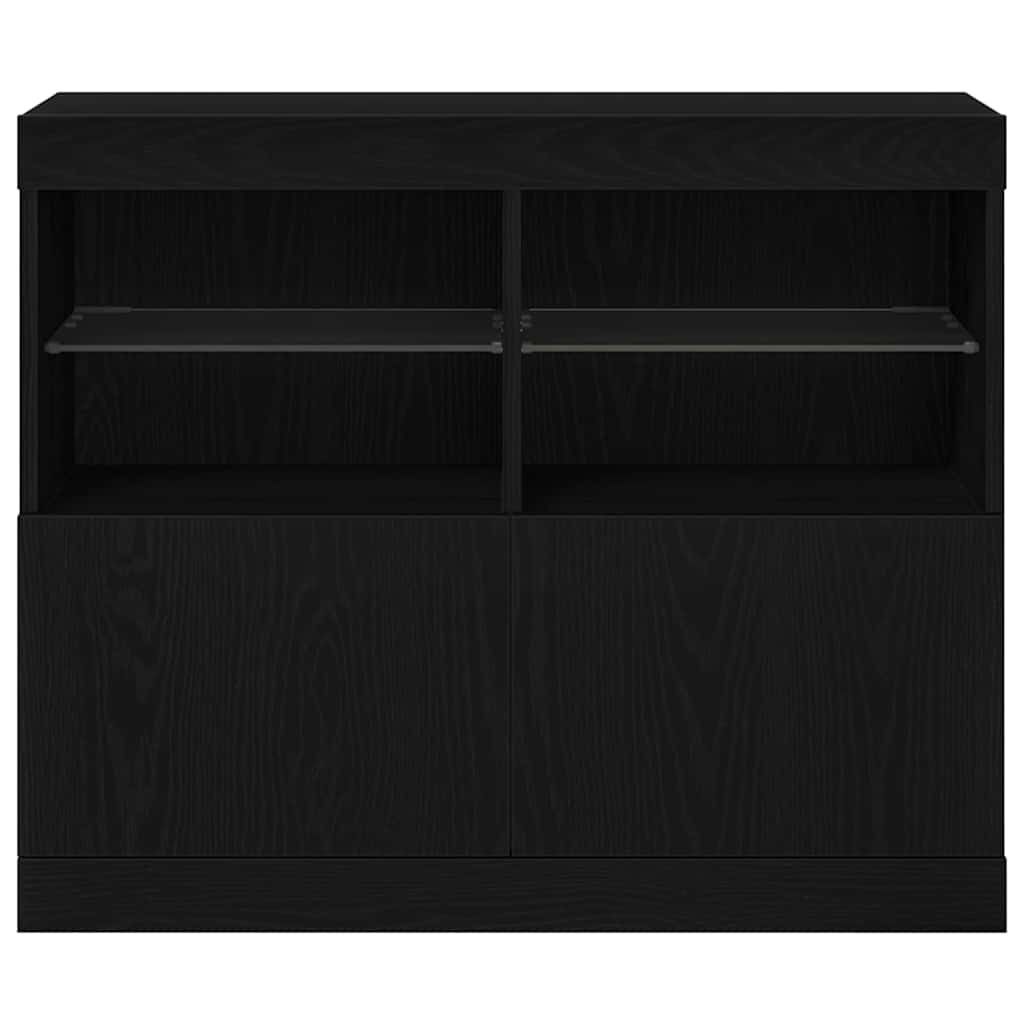 Πλευρικό Τραπέζι LED Μαύρο 81 x 37 x 66,5 εκ. - Pakobazaar