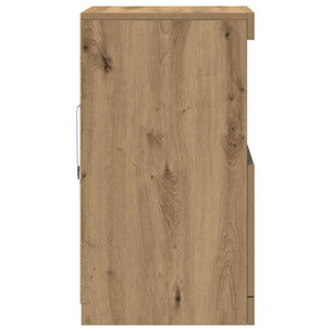 Πλευρικό Τραπέζι LED Artisan Oak 41 x 37 x 67 εκ - Pakobazaar