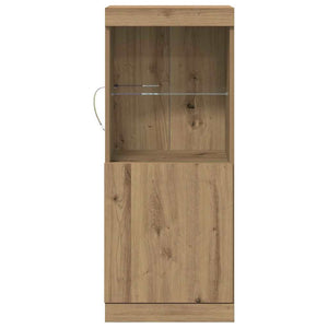 Πλευρικό Τραπέζι LED Artisan Oak 41 x 37 x 100 εκ - Pakobazaar
