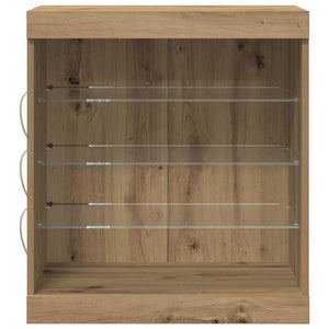 Πλευρικό Τραπέζι LED Artisan Oak 60,5 x 37 x 67 εκ - Pakobazaar