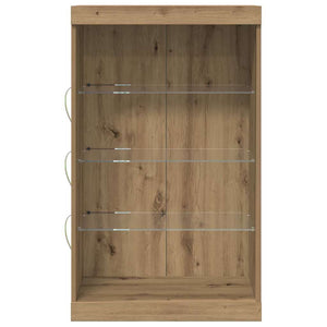 Πλευρικό Τραπέζι LED Artisan Oak 60,5 x 37 x 100 εκ - Pakobazaar