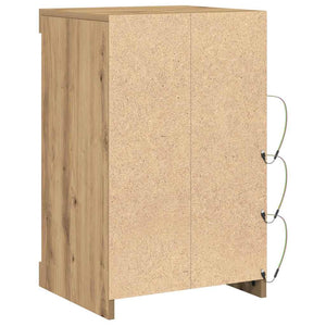 Πλευρικό Τραπέζι LED Artisan Oak 41 x 37 x 67 εκ - Pakobazaar