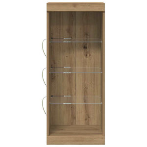 Πλευρικό Τραπέζι LED Artisan Oak 41 x 37 x 100 εκ - Pakobazaar