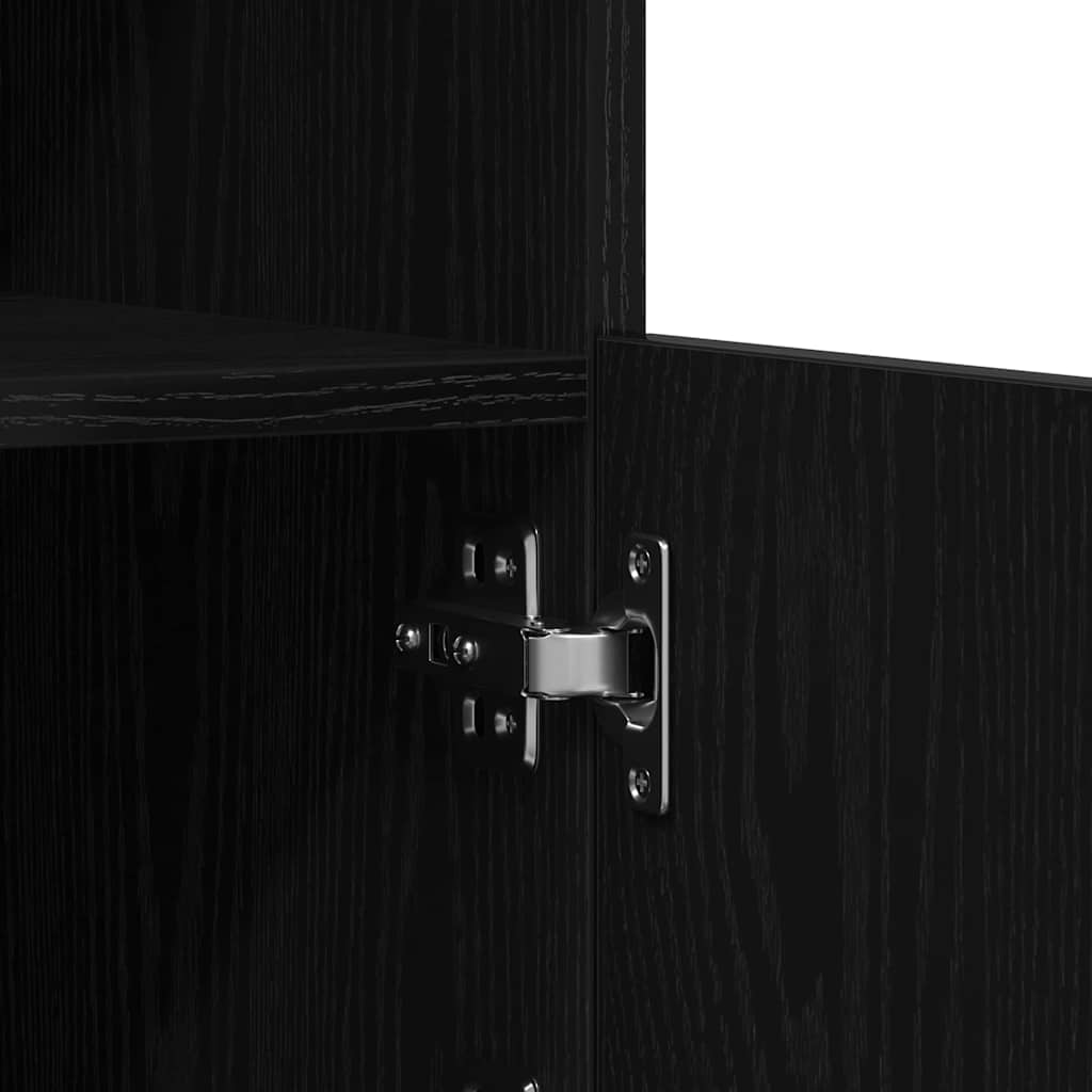 Πλευρικό Τραπέζι LED Μαύρη Οξυά 41 x 37 x 100 εκ - Pakobazaar