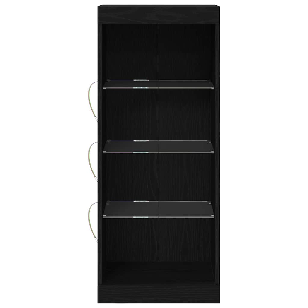 Πλευρικό Τραπέζι LED Μαύρη Οξυά 41 x 37 x 100 εκ - Pakobazaar