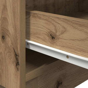 Κομοδίνο 2 pcs Artisan Oak 45 x 40 x 55 εκ Επεξεργασμένο ξύλο - Pakobazaar