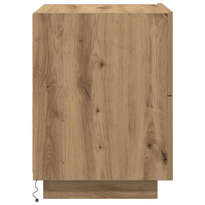 Κομοδίνο 2 pcs Artisan Oak 45 x 40 x 55 εκ Επεξεργασμένο ξύλο - Pakobazaar